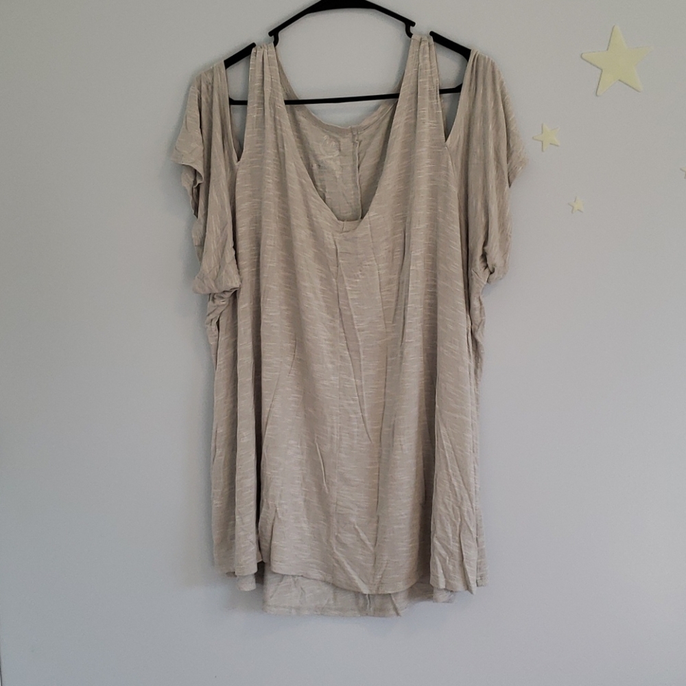 Maurices: 24/7 Peek-a-boo Sleeved shirt